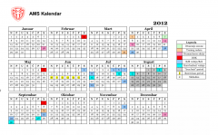 AMS kalendar 2012