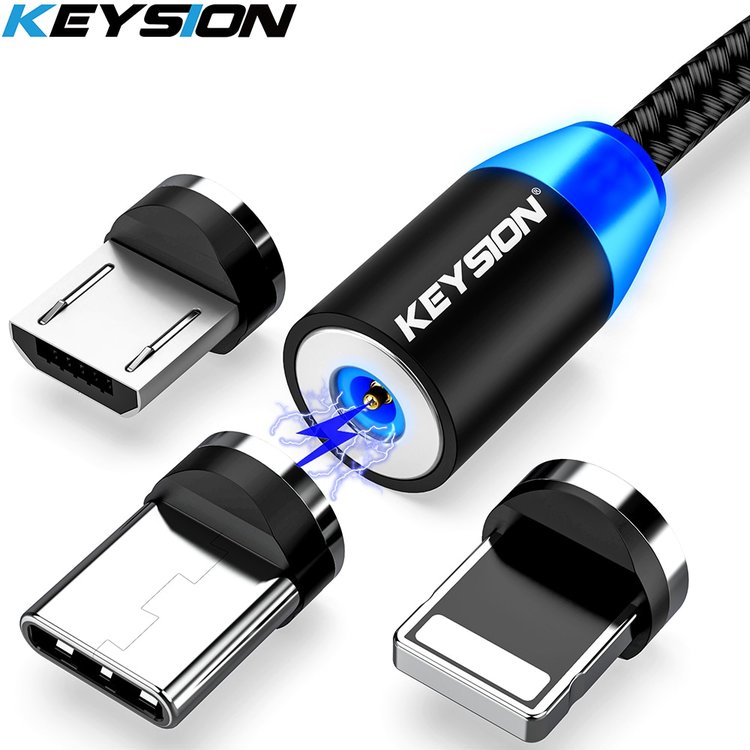 KEYSION-LED-Magnetic-USB-Kabel-Schnelle-