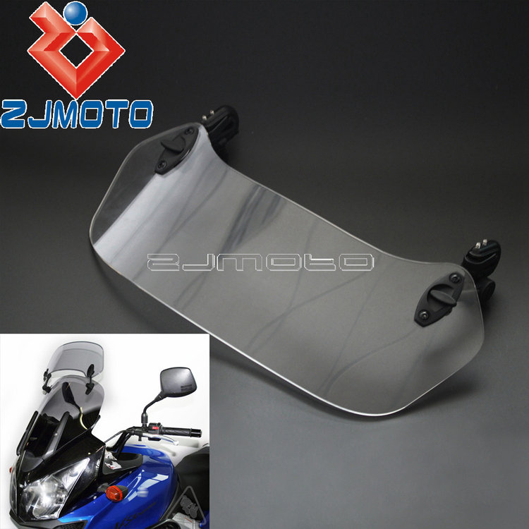 Motorcycle-Adjustable-Clip-On-Windscreen
