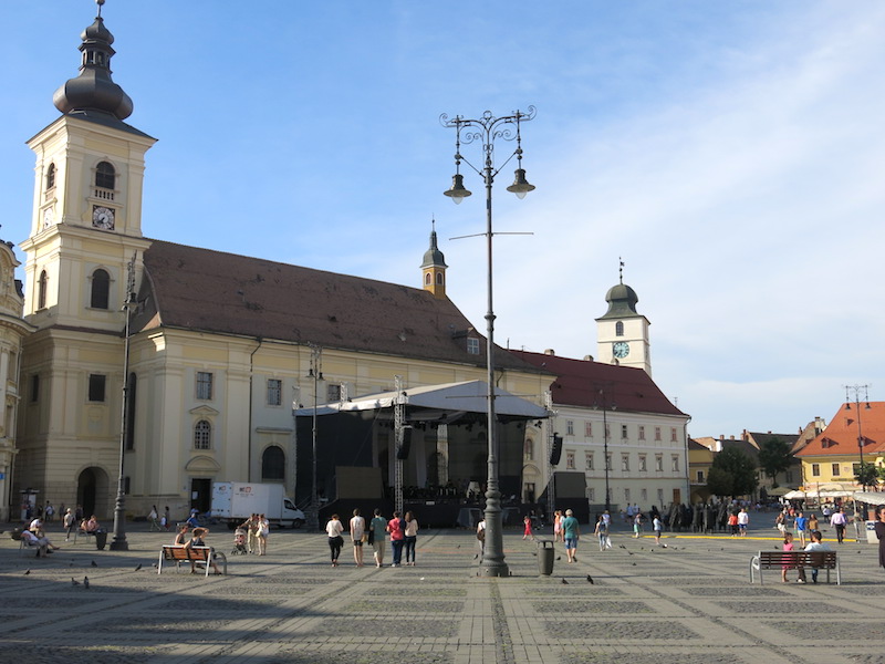 Veliki trg, Piața Mare, centralni trg u starom gradu (REW 2016)